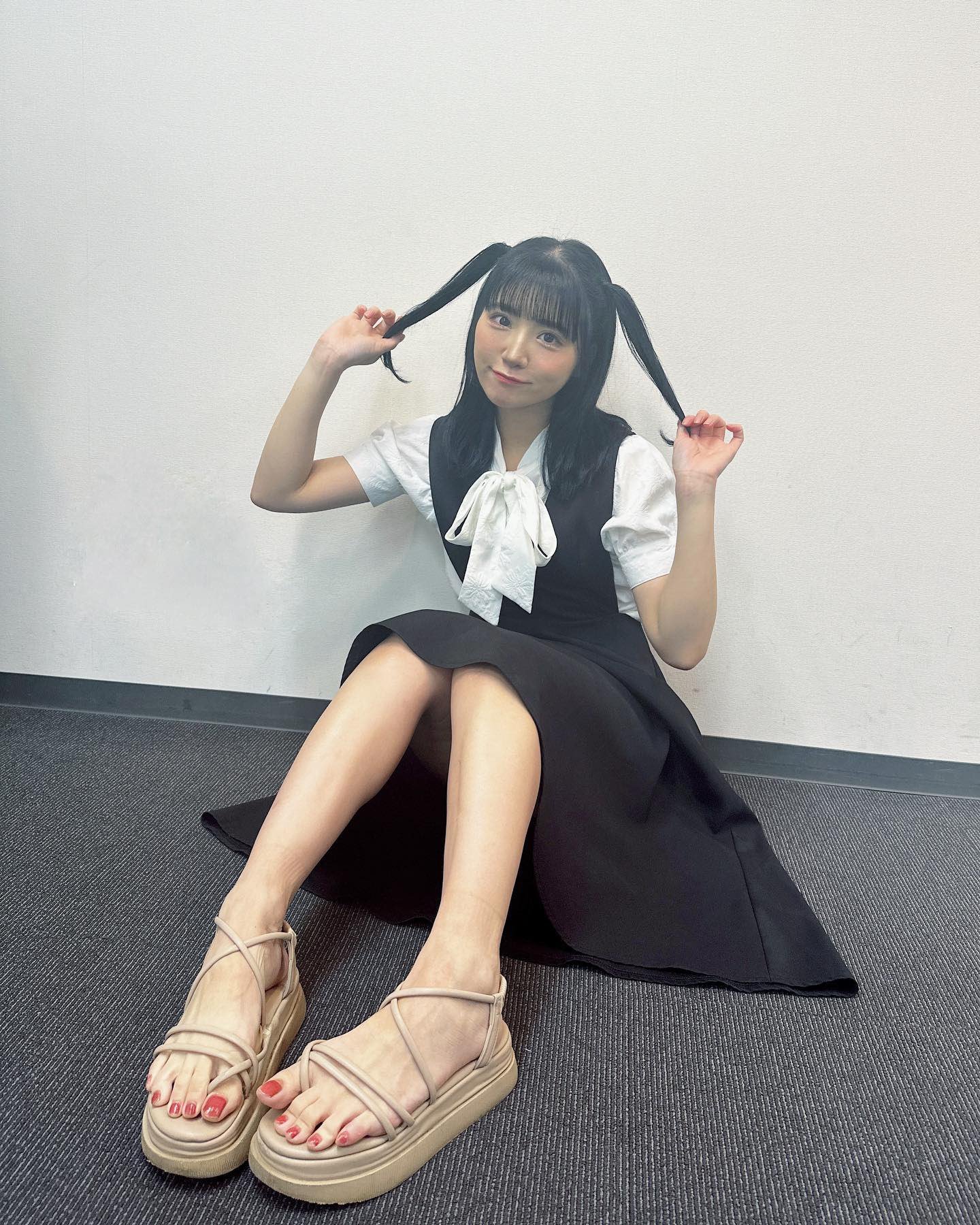 Feet of Miyu Mitsuha