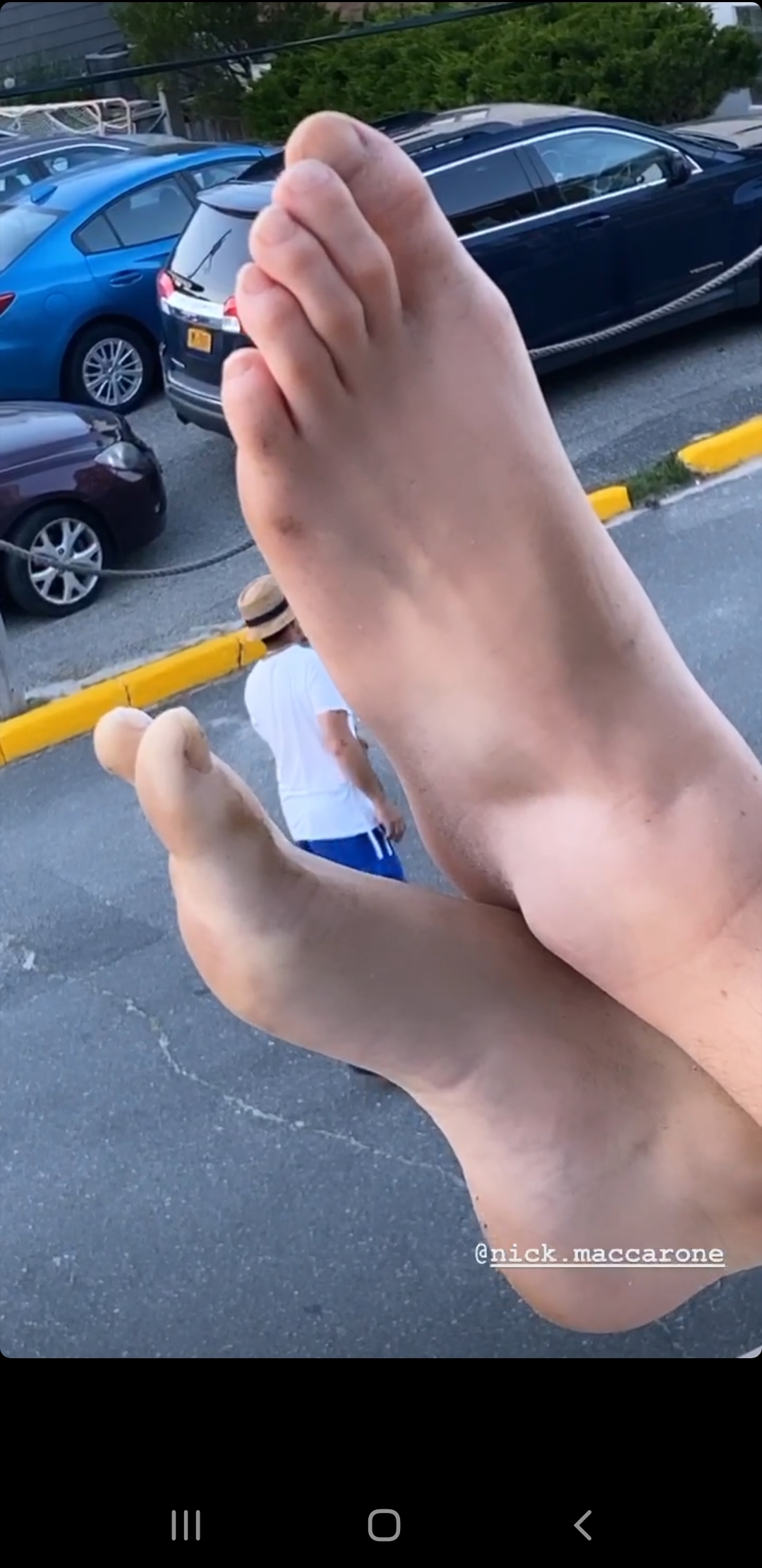 Nick Martínez's Feet