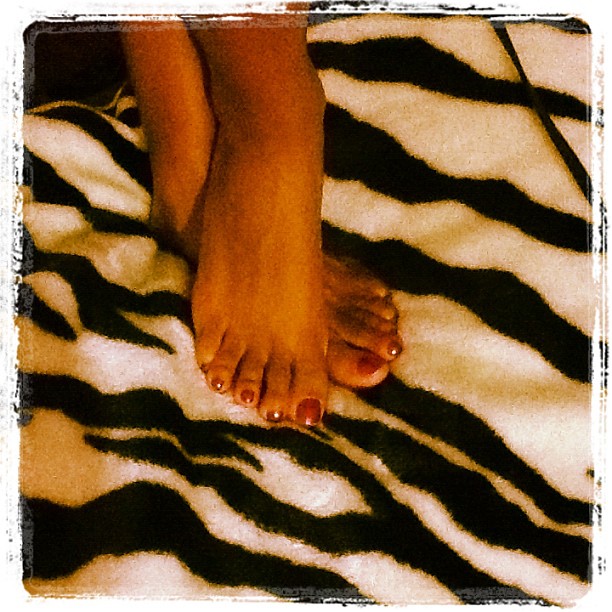 Feet of Nina Caicedo