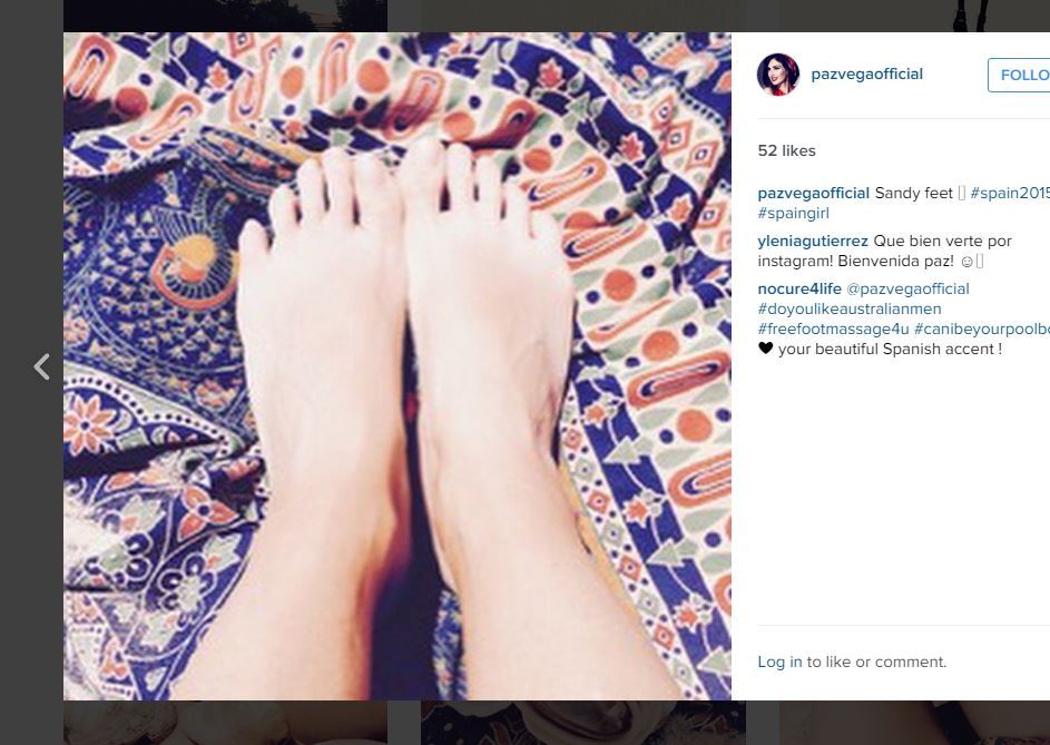 People who liked Paz Vega's feet, also liked.