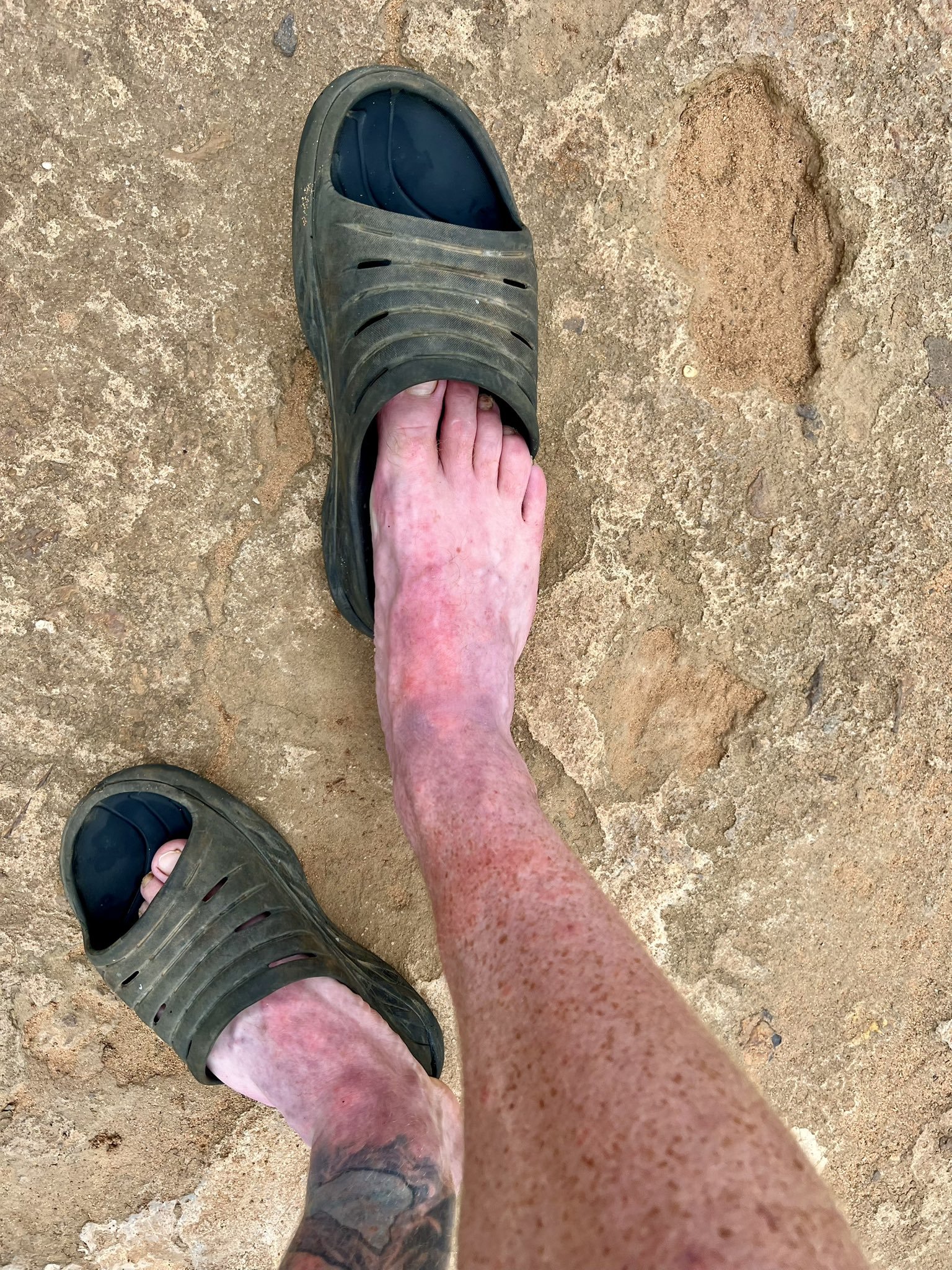 Russ Cook's feet