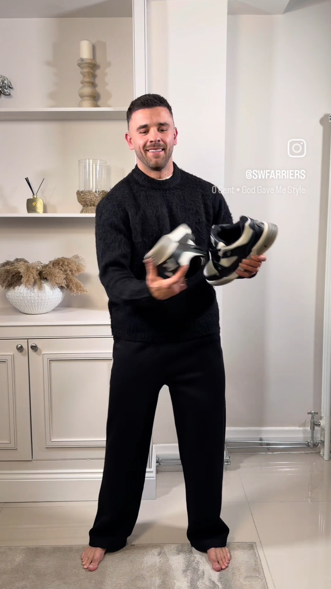 Samuel Wolfenden's feet