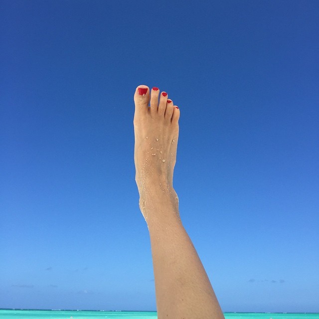 Sarah Charnesss Feet 