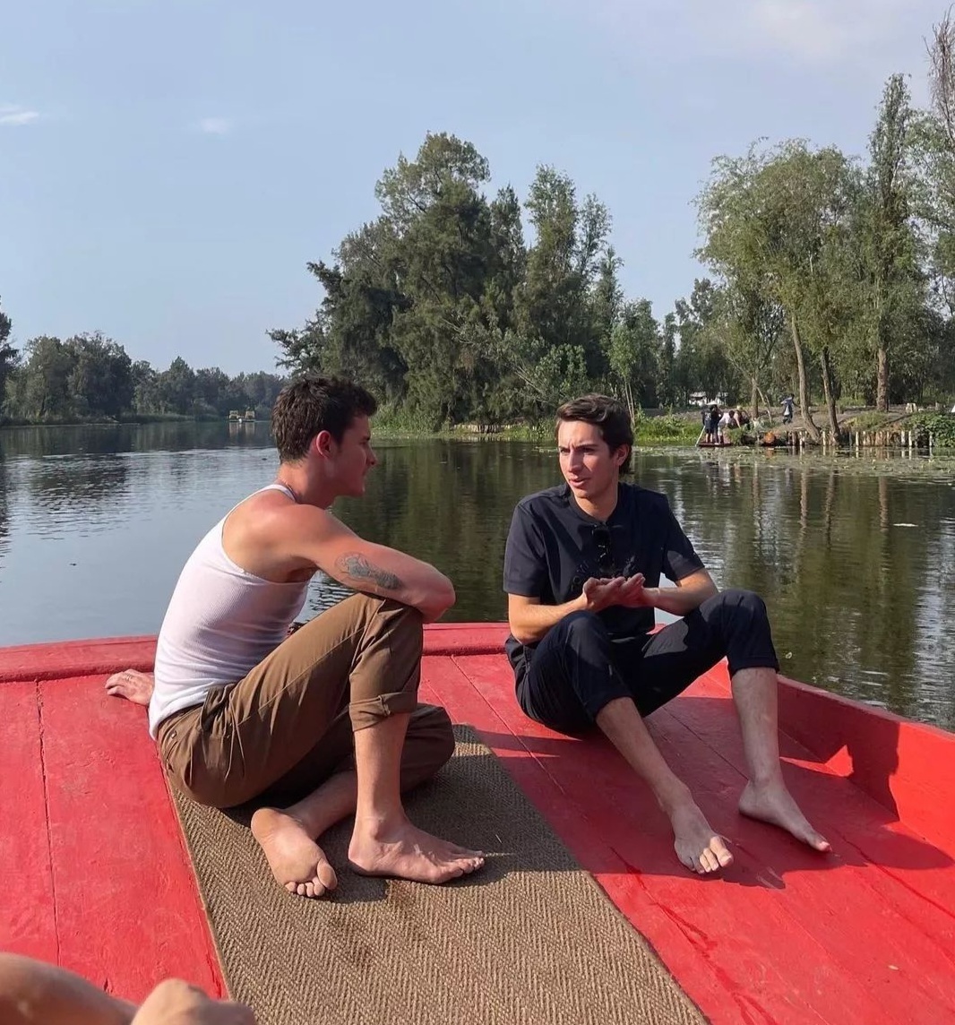 Shawn Mendes Models Feet in Mexico Celebria ATRL