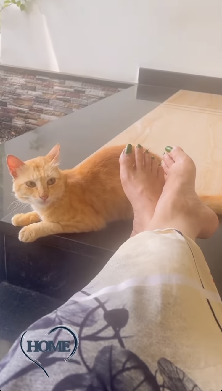 Feet of Shruthy Surendran