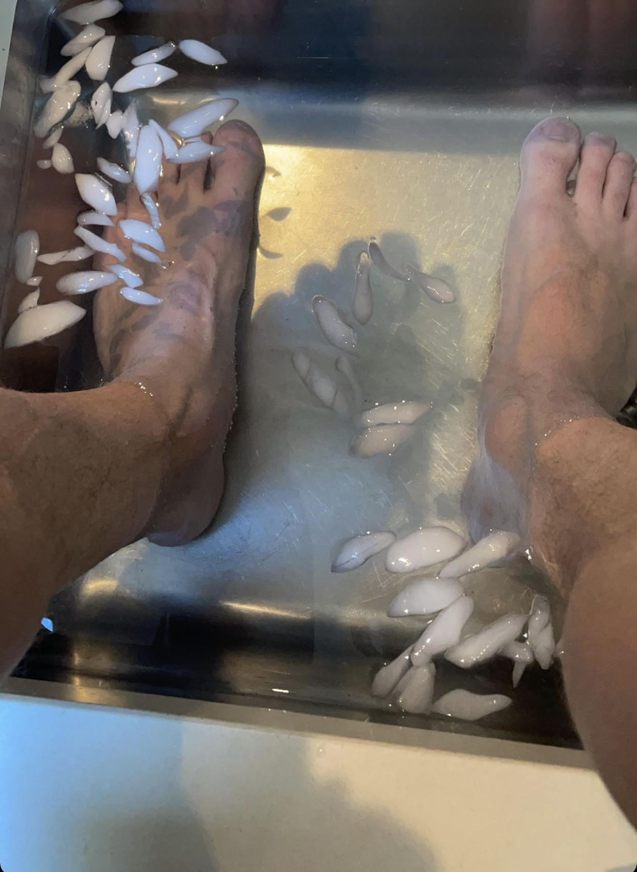 Male Feet Trampling