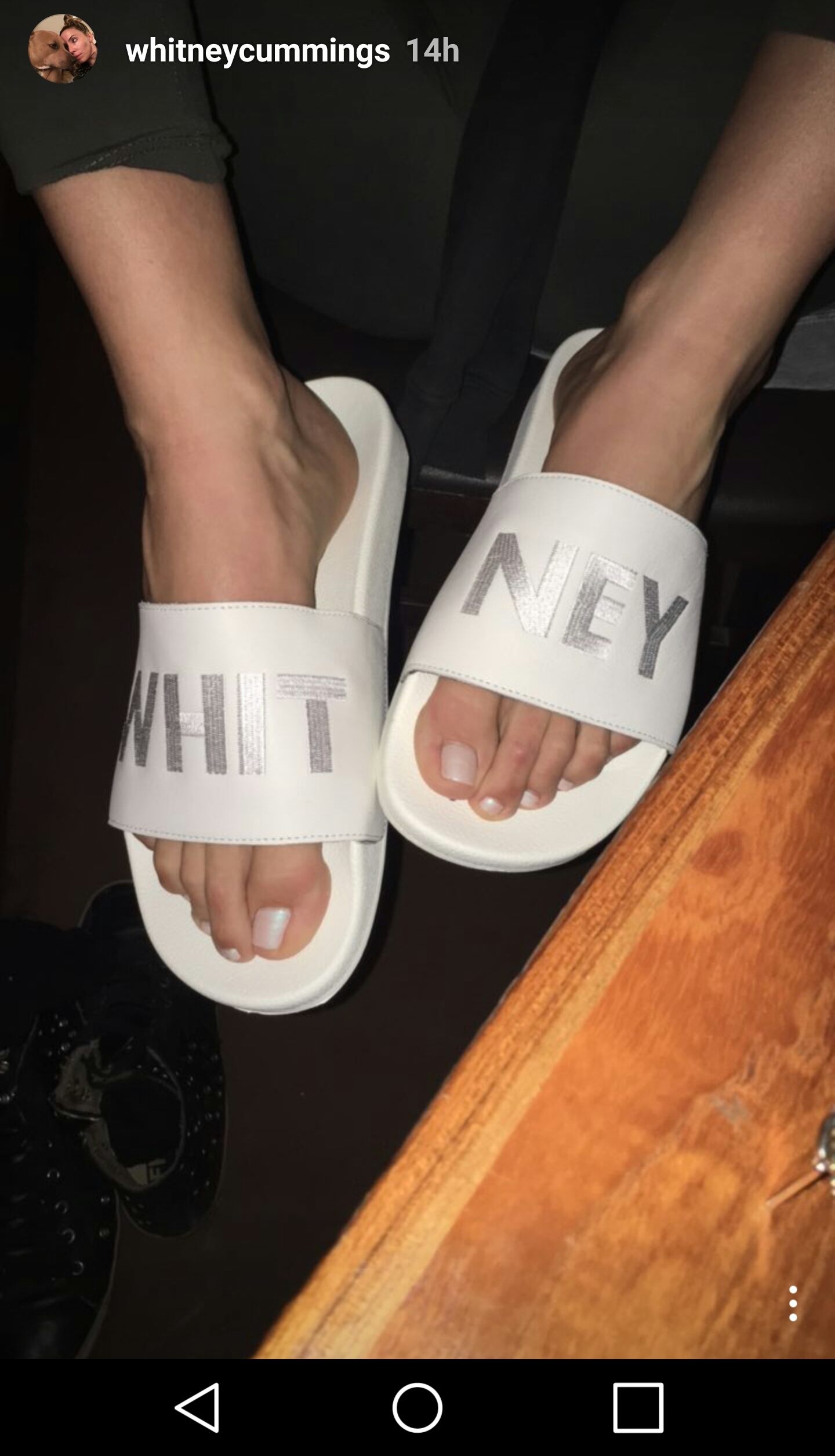 Whitney Cummingss Feet 8955