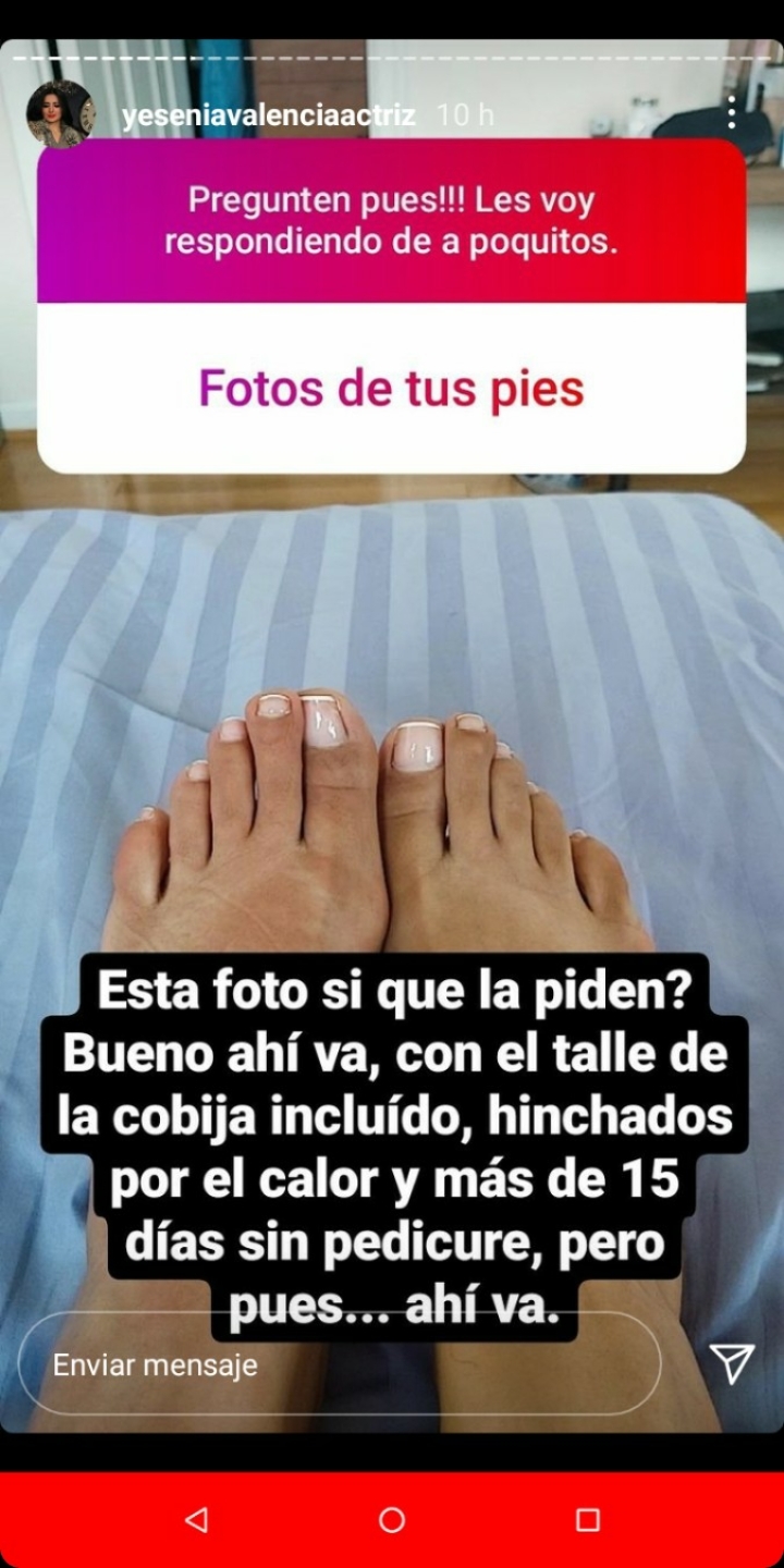 Yesenia Valencia's Feet - I piedi di Yesenia Valencia - Celebrities ...