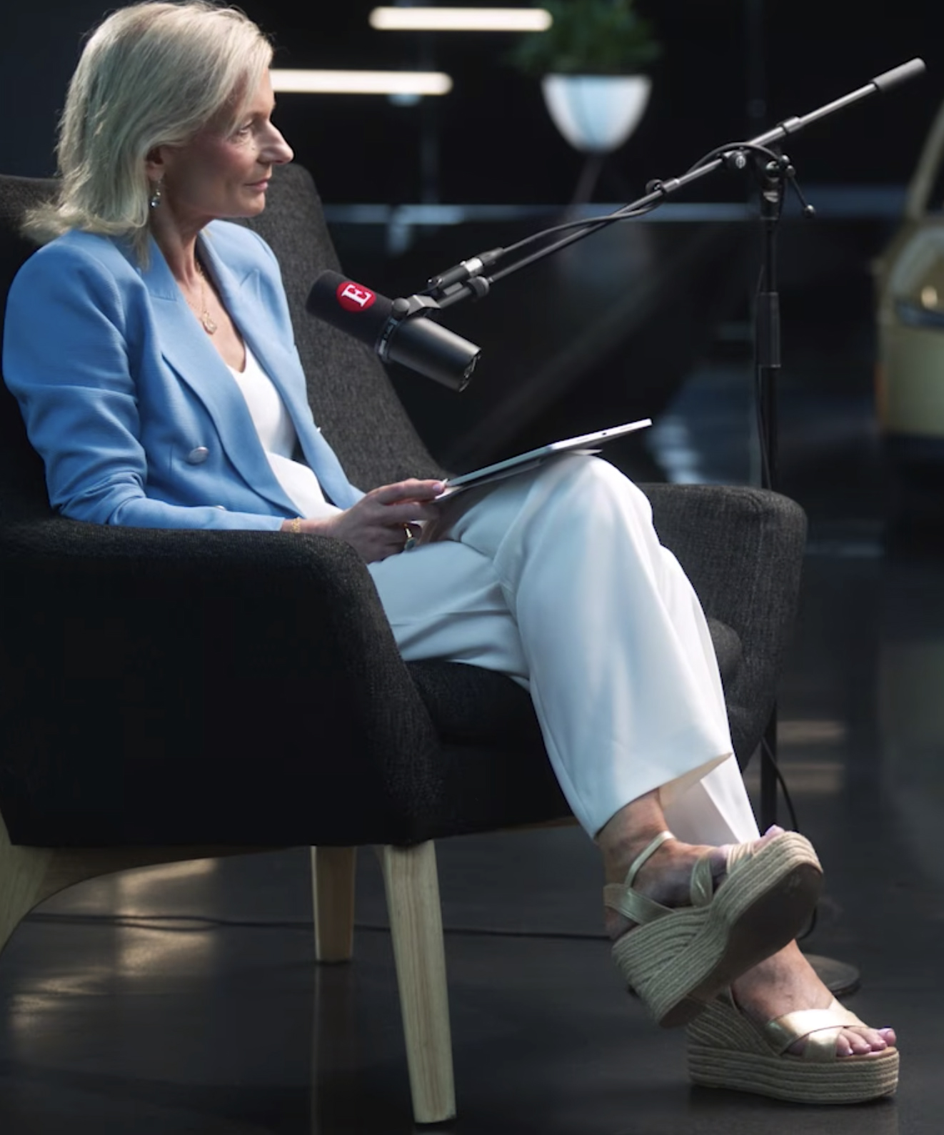 Feet of Zanny Minton Beddoes