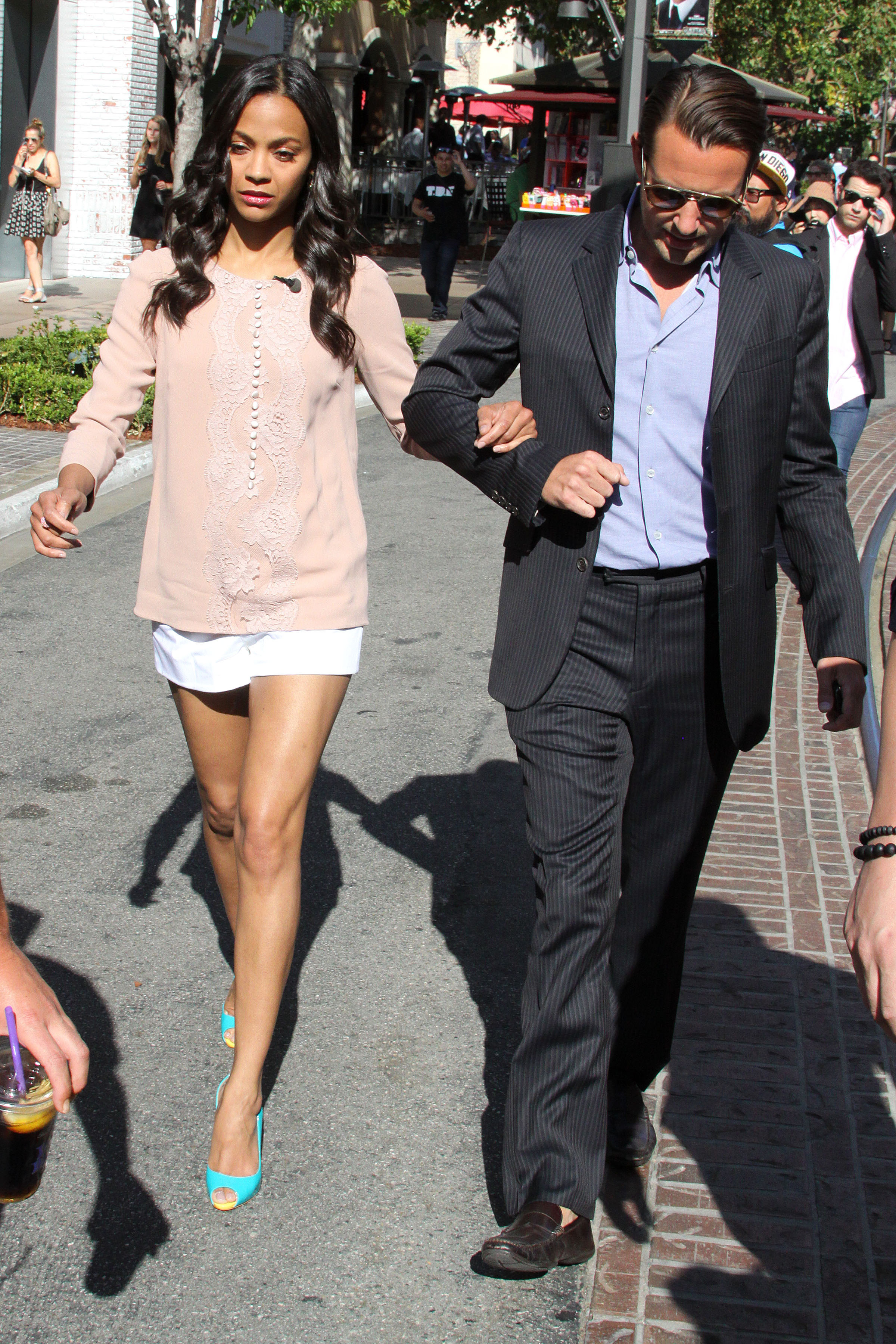 Feet of Zoe Saldaña